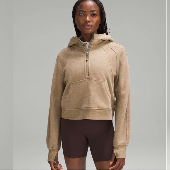 lululemon athletica Tops - Lululemon Scuba Oversized Half-Zip Hoodie
Heathered Allspice size M/L